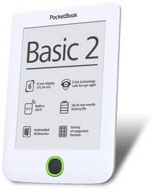 Čtečka e-knih Pocket Book 614 Basic 2 (PB614-D-WW) bílá