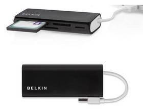 Čtečka paměťových karet Belkin Media Reader Ultra-Slim (F4U044ebAPL) černá