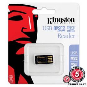 Čtečka paměťových karet Kingston MicroSD Gen 2 (FCR-MRG2) černá