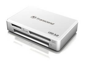 Čtečka paměťových karet Transcend RDF8 USB 3.0 (TS-RDF8W) bílá