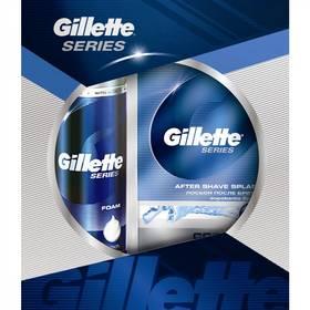 Dárkový balíček Gillette Cool Wave (voda po holení 100ml + pěna na holení 250ml)