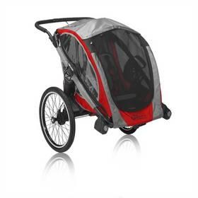 Dětský vozík za kolo Baby Jogger POD, červeno/černá