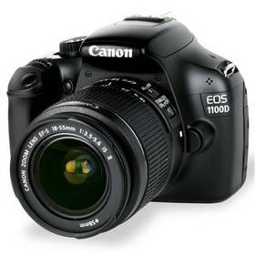 Digitální fotoaparát Canon EOS 1100D černý + EF 18-55 IS II (5161B027AA) černý