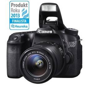 Digitální fotoaparát Canon EOS EOS 70D + EF18-55 IS STM (8469B036) černý