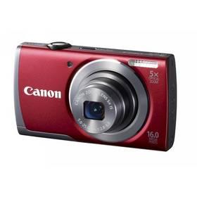 Digitální fotoaparát Canon PowerShot A3500 IS (8163B011) červený