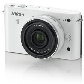 Digitální fotoaparát Nikon 1 J1 + 10mm F2.8 bílý