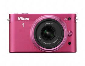 Digitální fotoaparát Nikon 1 J2 + 11-27.5MM růžový