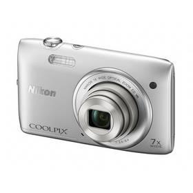 Digitální fotoaparát Nikon Coolpix S3500 stříbrný