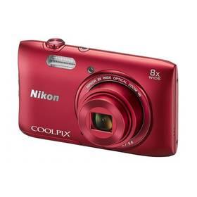 Digitální fotoaparát Nikon Coolpix S3600 červený