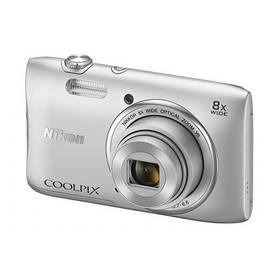 Digitální fotoaparát Nikon Coolpix S3600 stříbrný