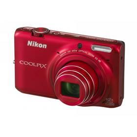 Digitální fotoaparát Nikon Coolpix S6500 červený (vrácené zboží 2500008036)