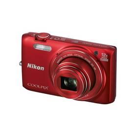 Digitální fotoaparát Nikon Coolpix S6800 červený