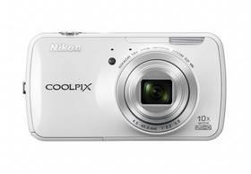 Digitální fotoaparát Nikon Coolpix S800c bílý (rozbalené zboží 2530002286)