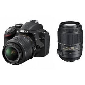 Digitální fotoaparát Nikon D3200 + 18-55 AF-S DX VR + 55-200 AF-S VR