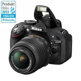 Digitální fotoaparát Nikon D5200 + 18-55 AF-S DX VR