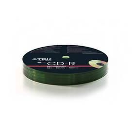 Disk TDK CD-R 700MB/80Min., 52x, Shrink Wrap, 10-cake (t78646)