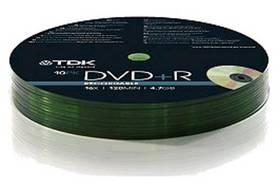 Disk TDK DVD+R 4,7GB, 16x, 10-cake (t78648)