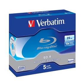 Disk Verbatim BD-R 25GB, 6x, jewel, 5ks (43753)