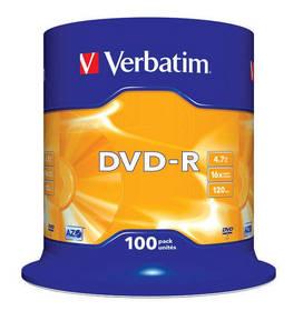 Disk Verbatim DVD-R 4,7GB, 16x, 100-cake (43549)