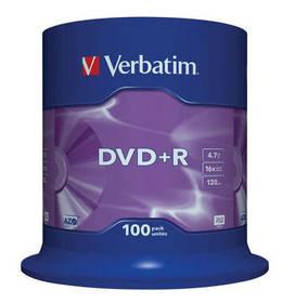 Disk Verbatim DVD+R 4,7GB, 16x, 100-cake (43551)