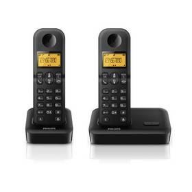 Domácí telefon Philips D1502B černý