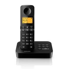 Domácí telefon Philips D2051B černý