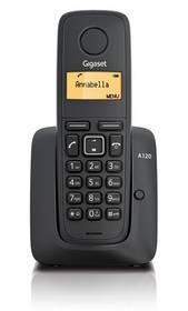 Domácí telefon Siemens Gigaset A120 (S30852-H2401-R601) černý (vrácené zboží 4586003872)