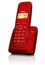 Domácí telefon Siemens Gigaset A120 (S30852-H2401-R604) červený