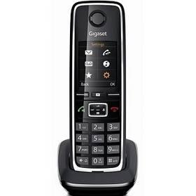 Domácí telefon Siemens Gigaset C530H (S30852-H2562-R601) černý (Náhradní obal / Silně deformovaný obal 8214019844)