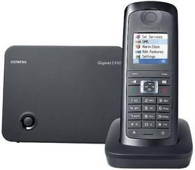 Domácí telefon Siemens Gigaset E490 (S30852-H2105-R601) černý (rozbalené zboží 2500003440)