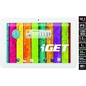 Dotykový tablet iGET IPS N10F (N10F) bílý