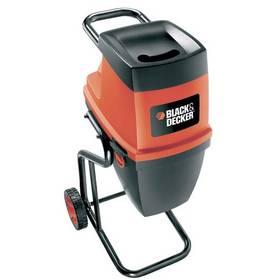 Drtič zahradního odpadu Black-Decker GS2400 černý/červený