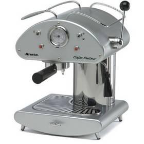 Espresso Ariete-Scarlett Retro 1385 stříbrné (Náhradní obal / Silně deformovaný obal 8214025919)