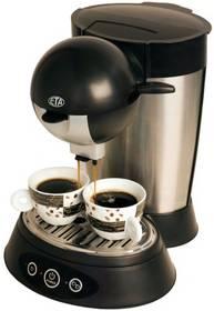 Espresso ETA Rapido 0181 90000 černý/stříbrný (Náhradní obal / Silně deformovaný obal 2000010920)