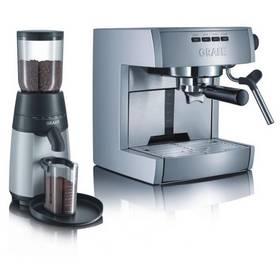 Espresso GRAEF ES 70 + CM 70 stříbrné/nerez