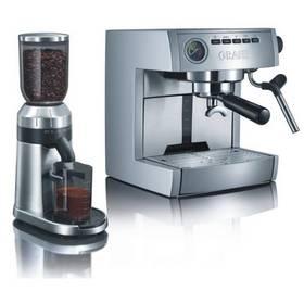 Espresso GRAEF ES 85 + CM 80 stříbrné/nerez