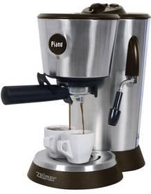 Espresso Zelmer 13Z014 stříbrné/hnědé/nerez (Náhradní obal / Silně deformovaný obal 4486001435)