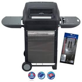 Gril plynový RBS Campingaz ARDENTO SUPER - dva keramické hořáky, kovový podvozek,  výkon 8,2 kW, grilovací plocha 1600 cm2