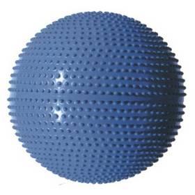 Gymnastický míč Master Masážní průměr 55 cm stříbrný