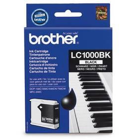 Inkoustová náplň Brother LC-1000Bk, 450 stran (LC1000Bk) černá
