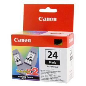 Inkoustová náplň Canon BCI-24Bk Twin, 130 stran (6881A009) černá