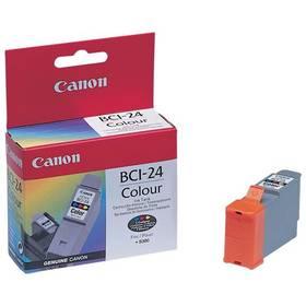 Inkoustová náplň Canon BCI-24C, 170 stran (6882A002) červená/modrá/žlutá