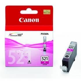 Inkoustová náplň Canon CLI-521M, 510 stran (2935B001) růžová