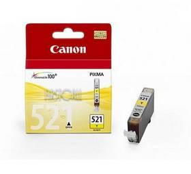 Inkoustová náplň Canon CLI-521Y, 530 stran (2936B001) žlutá