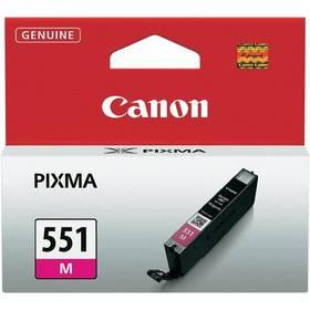 Inkoustová náplň Canon CLI-551 M, 298 stran (6510B001) červená