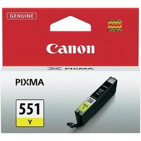Inkoustová náplň Canon CLI-551 Y, 330 stran (6511B001) žlutá