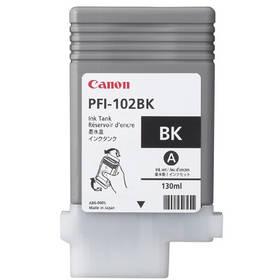 Inkoustová náplň Canon PFI-102Bk, 130ml (0895B001) černá
