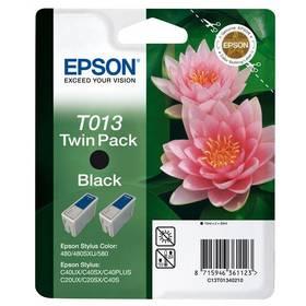 Inkoustová náplň Epson T013, 2x 10ml (C13T01340210) černá