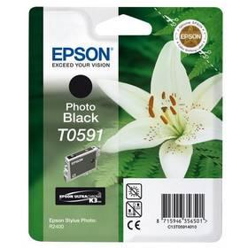 Inkoustová náplň Epson T0591, 13ml (C13T05914010) černá