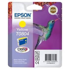 Inkoustová náplň Epson T0804, 7,4ml (C13T08044011) žlutá